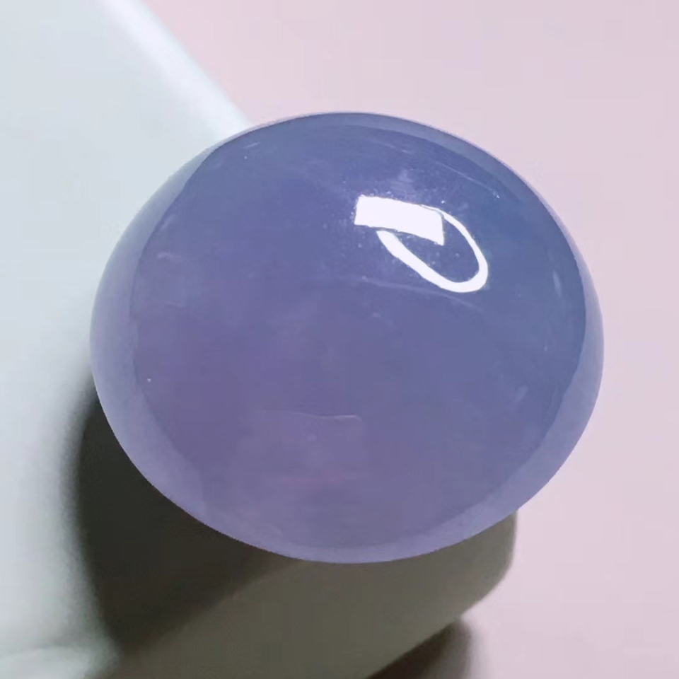 冰种紫罗兰蛋面