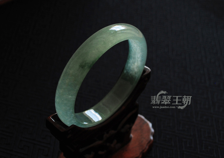 冰种晴水缅甸翡翠手镯