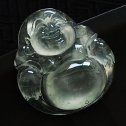 玻璃种缅甸翡翠笑佛挂件