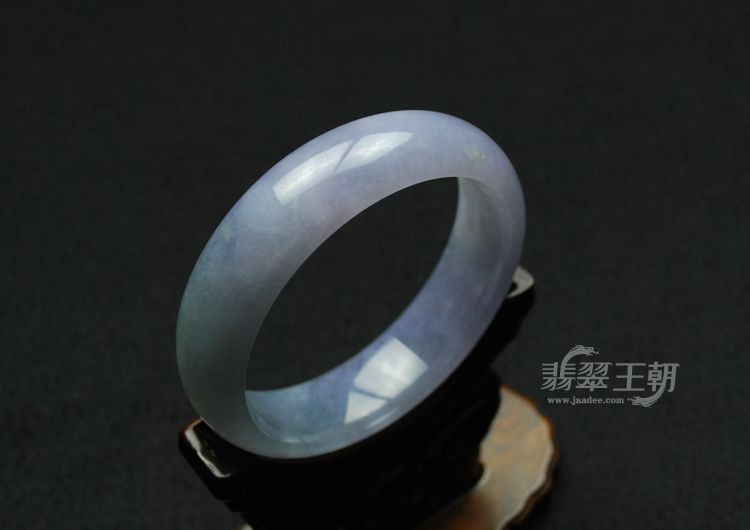 糯冰种紫罗兰缅甸翡翠手镯（57.3）