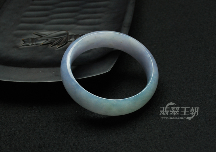 糯冰种紫罗兰缅甸翡翠手镯（57.3）