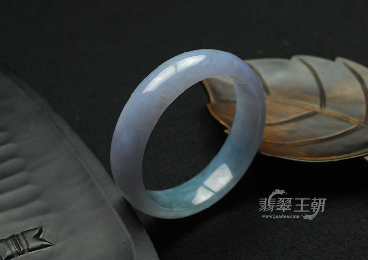 糯冰种紫罗兰缅甸翡翠手镯（57.3）
