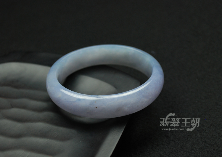 糯冰种紫罗兰缅甸翡翠手镯（57.4）
