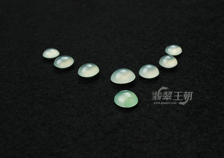 冰玻种缅甸翡翠戒面（一批走）