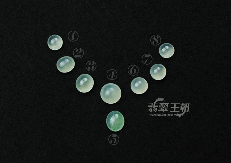 冰玻种缅甸翡翠戒面（一批走）