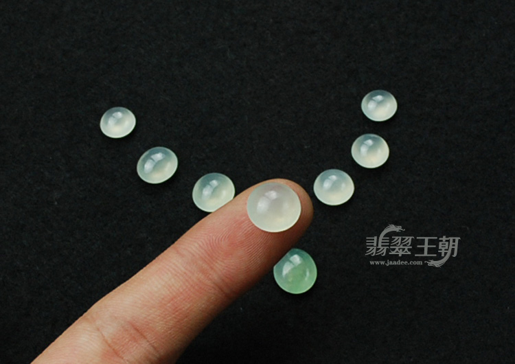 冰玻种缅甸翡翠戒面（一批走）