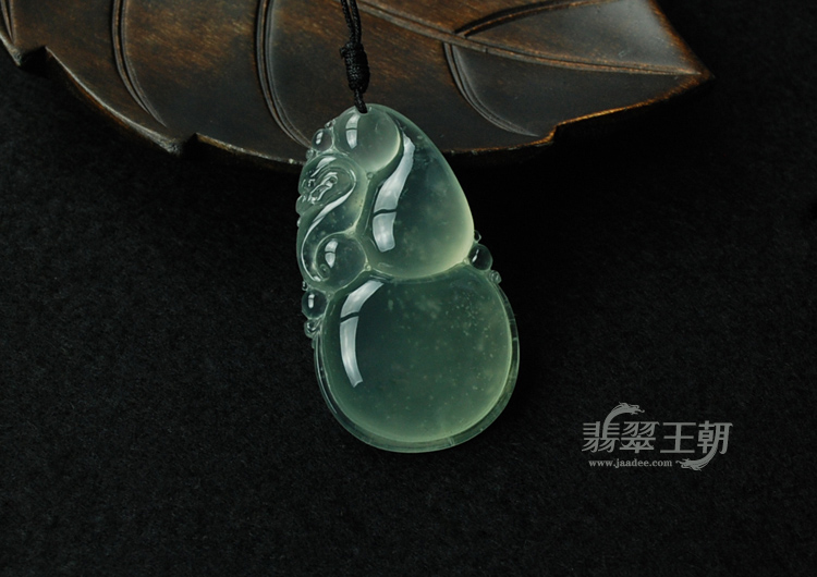 玻璃种晴水缅甸翡翠福禄寿挂件