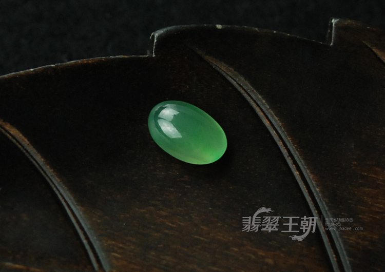 冰种晴水缅甸翡翠戒面