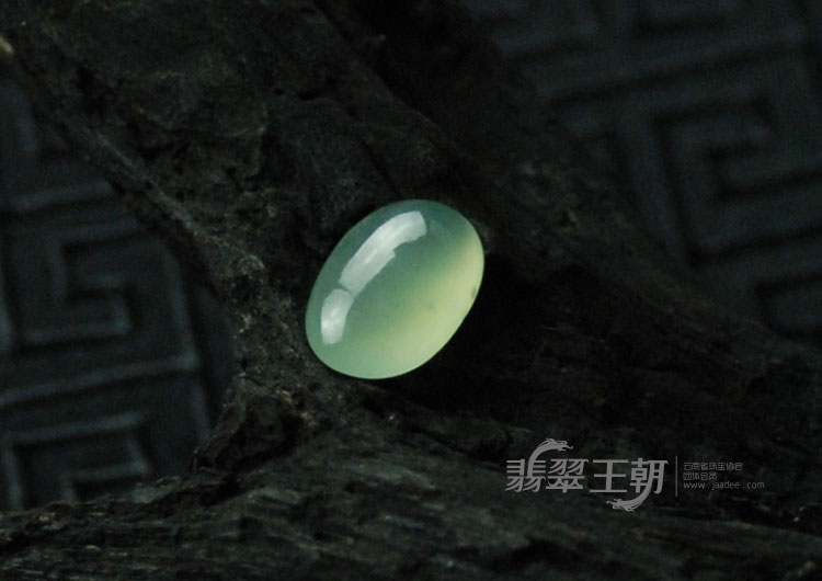 冰种晴水缅甸翡翠戒面