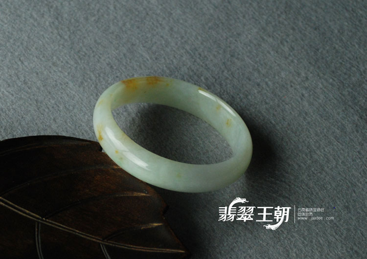 细糯种飘红翡缅甸翡翠富贵花开手镯（60.6）