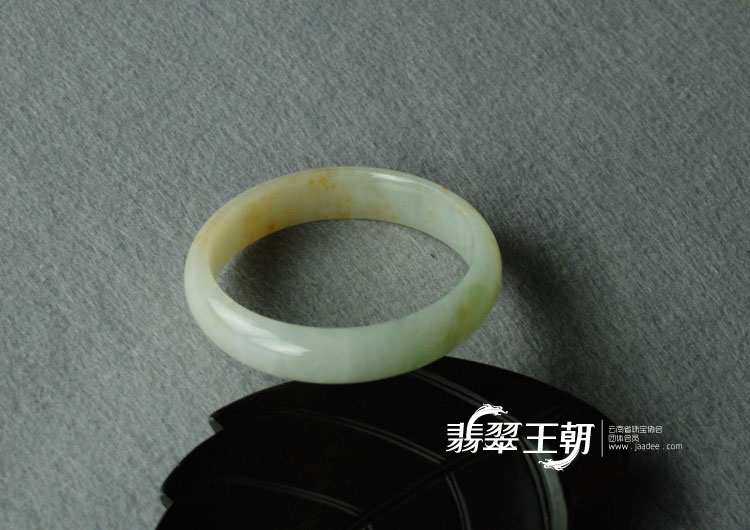 细糯种飘红翡缅甸翡翠富贵花开手镯（60.5）