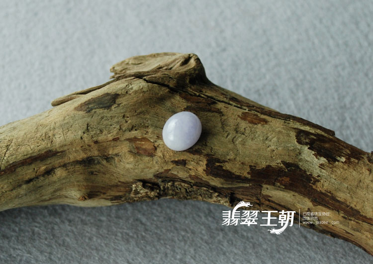 糯冰种紫罗兰缅甸翡翠戒面
