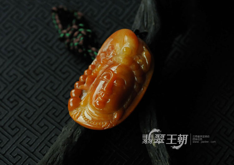 细糯种红翡缅甸翡翠观音头挂件