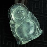 玻璃种缅甸翡翠玉佛挂件