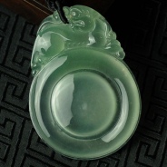 【蒸蒸日上】冰玻种晴底缅甸翡翠福禄寿挂件