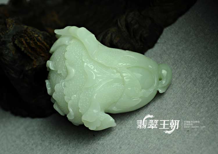 糯冰种缅甸翡翠百财手玩