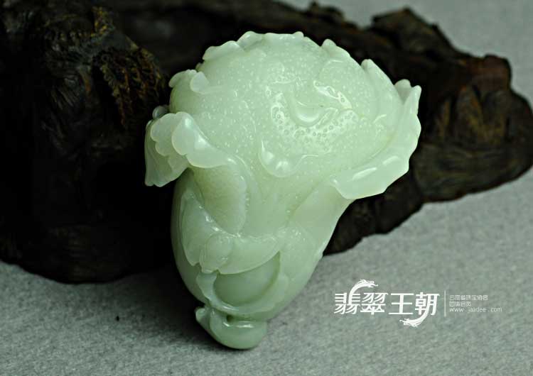 糯冰种缅甸翡翠百财手玩