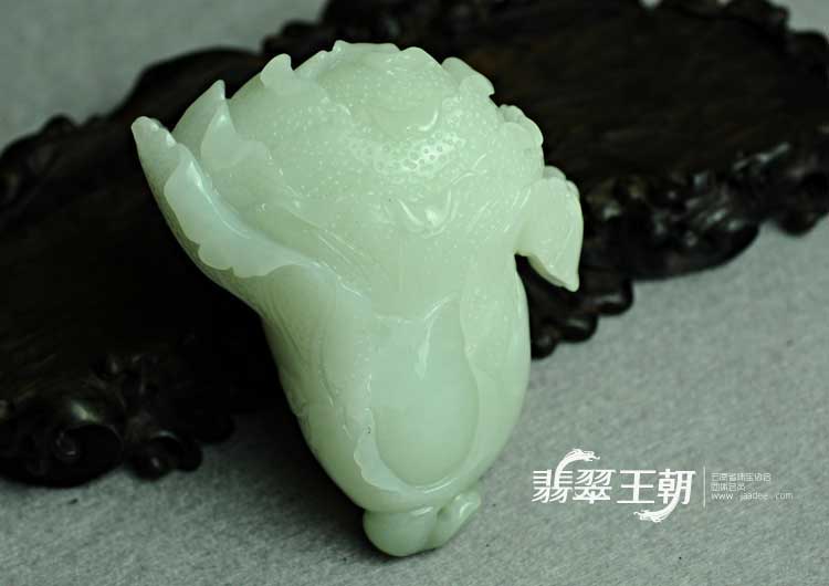 糯冰种缅甸翡翠百财手玩