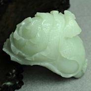 糯冰种缅甸翡翠百财手玩