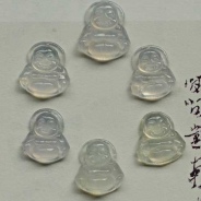 冰玻种缅甸翡翠小玉佛挂件(一批走)