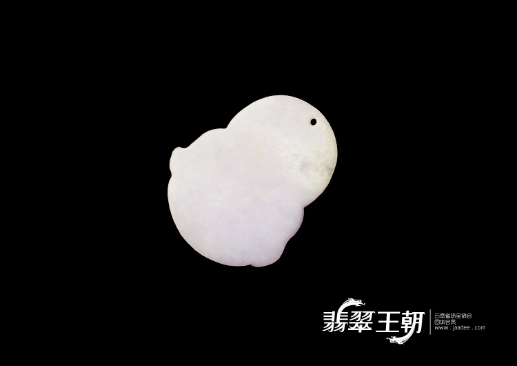 糯冰种紫罗兰缅甸翡翠磨砂抛光玉佛挂件