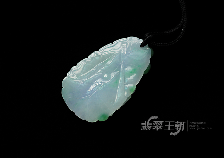 糯冰种春带彩缅甸翡翠金玉满堂挂件