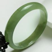 糯冰种晴水缅甸翡翠手镯（55.1mm）