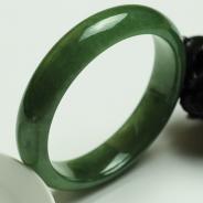 糯冰种蓝晴水缅甸翡翠手镯（57.6mm）