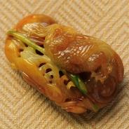 糯冰种黄翡飘翠缅甸翡翠英明神武挂件
