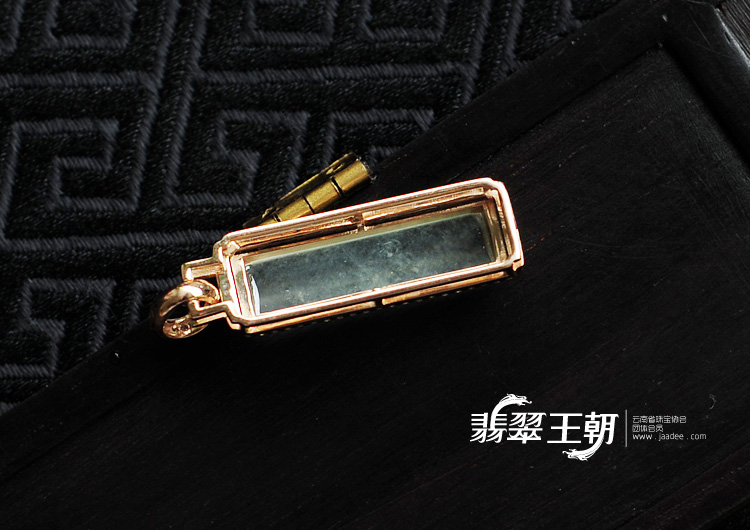 (超值推荐)玻璃种缅甸翡翠镶玫瑰金