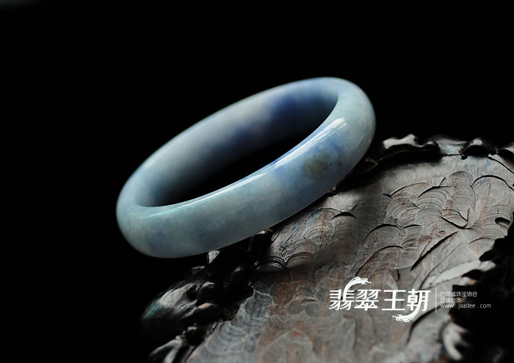 糯冰种紫罗兰缅甸翡翠手镯(57.9)