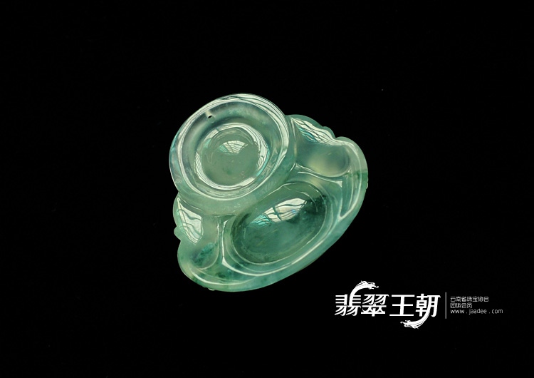 冰种飘花缅甸翡翠玉佛挂件
