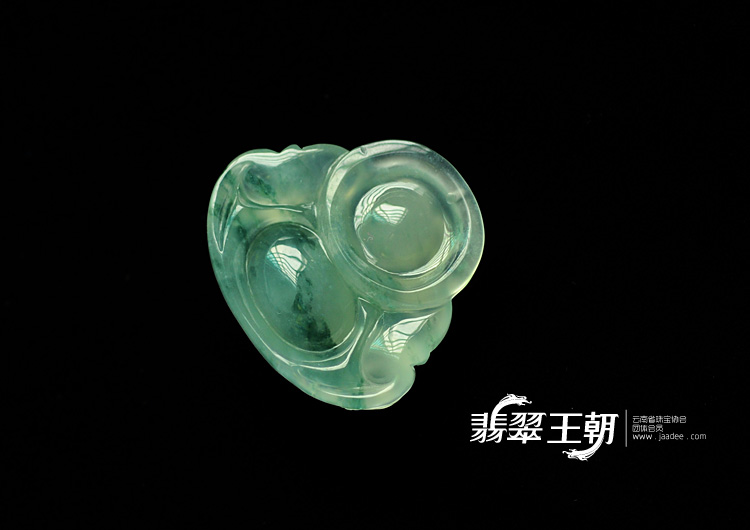 冰种飘花缅甸翡翠玉佛挂件
