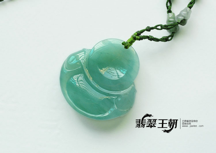 冰种晴水缅甸翡翠玉佛挂件