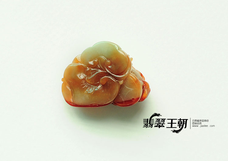 细糯种红翡缅甸翡翠貔貅挂件