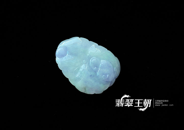 糯冰种春带彩缅甸翡翠金玉满堂挂件