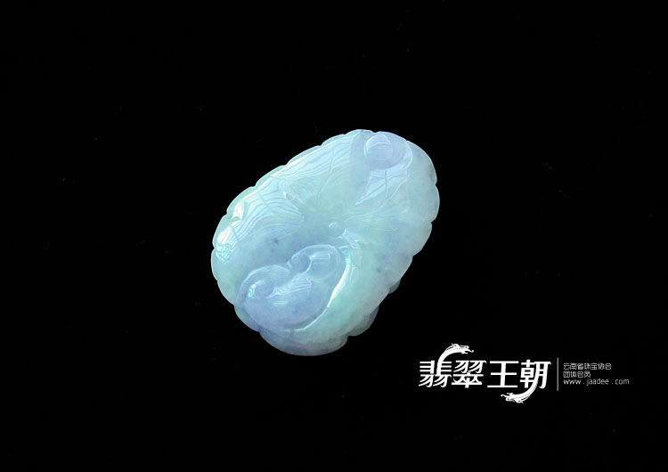 糯冰种春带彩缅甸翡翠金玉满堂挂件