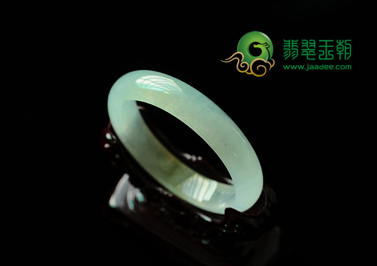 冰种黄翡缅甸翡翠手镯(55.9)