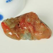 冰种红黄翡缅甸翡翠代代封侯挂件