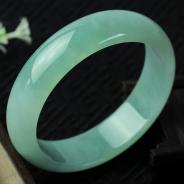 冰种晴水缅甸翡翠手镯（58.4mm）