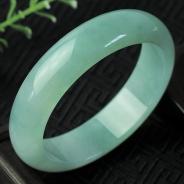 冰种晴水缅甸翡翠手镯（56.3mm）