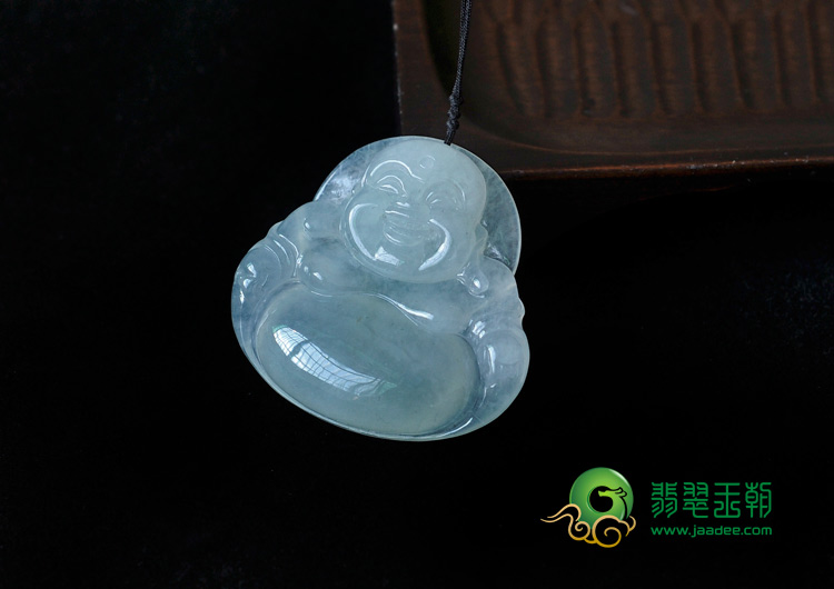 冰种晴水缅甸翡翠玉佛挂件