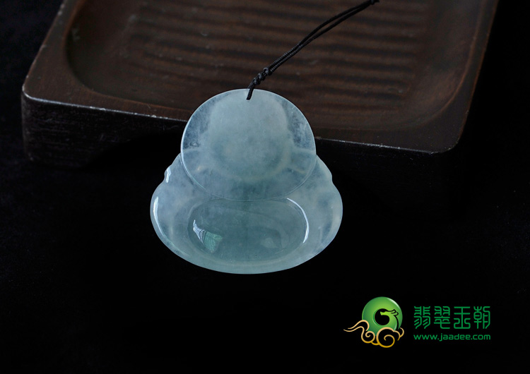 冰种晴水缅甸翡翠玉佛挂件