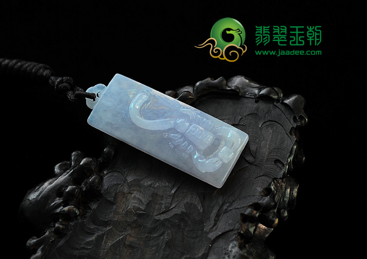 冰种紫罗兰缅甸翡翠蝎子挂件