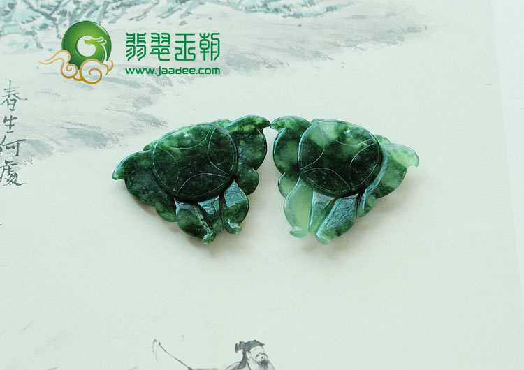 冰种飘花缅甸翡翠蝴蝶挂件（单价）