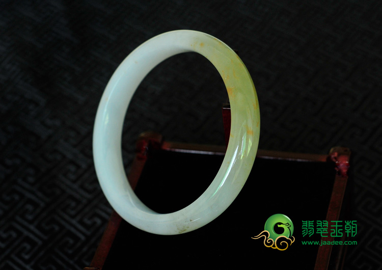 冰种黄翡缅甸翡翠手镯（59.9mm）