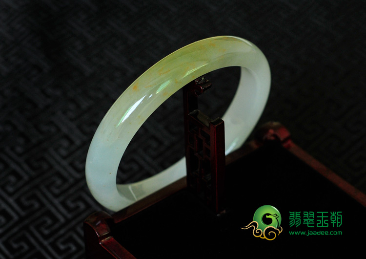 冰种黄翡缅甸翡翠手镯（59.9mm）