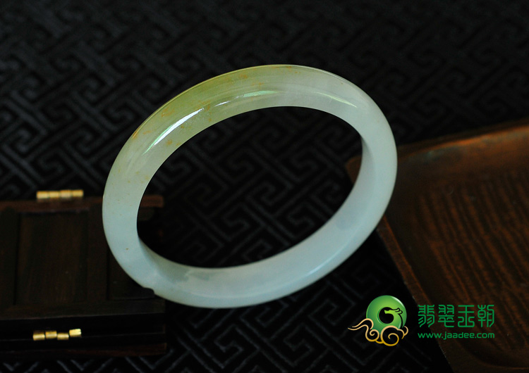 冰种黄翡缅甸翡翠手镯（59.9mm）