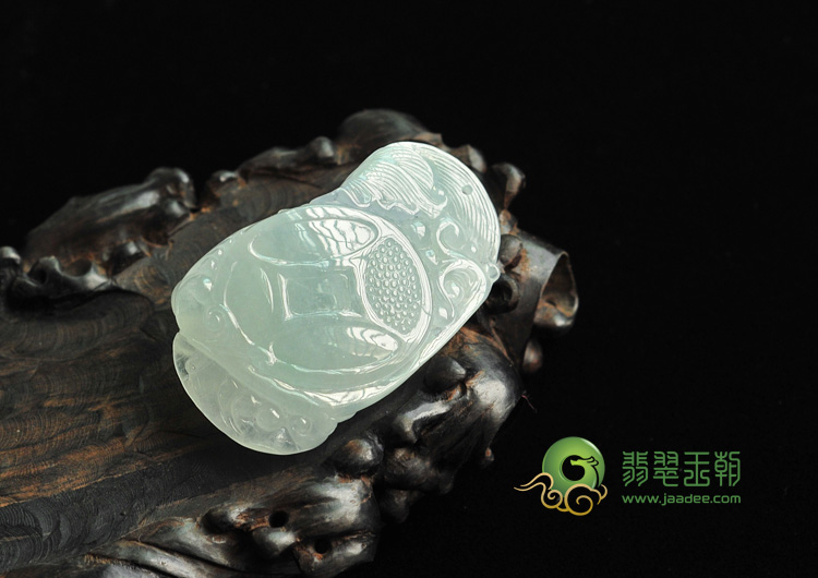 冰种晴水缅甸翡翠金玉满堂挂件
