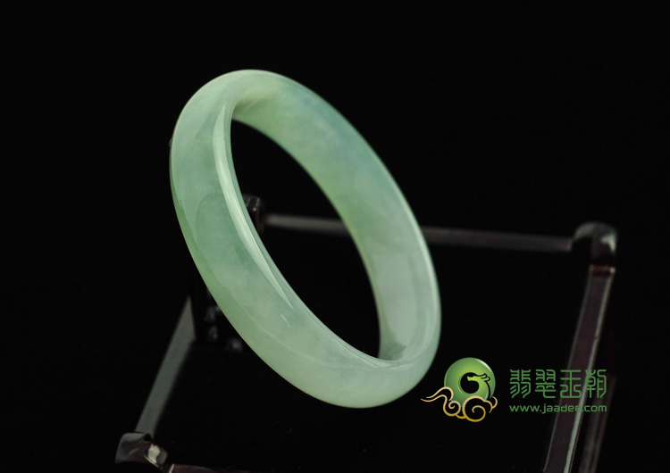 冰种晴水缅甸翡翠手镯（56.7mm）